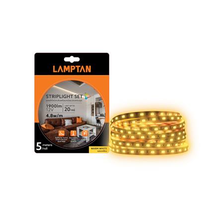 หลอด LED LAMPTAN STRIP DRIVER 4.8 วัตต์ 5 ม. WARM WHITE_3