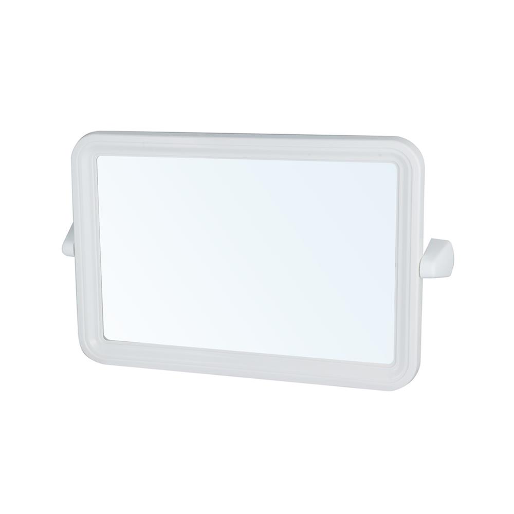 ชุดกระจกพลาสติกเหลี่ยม 3 ชิ้น MOYA 14391 สีขาว