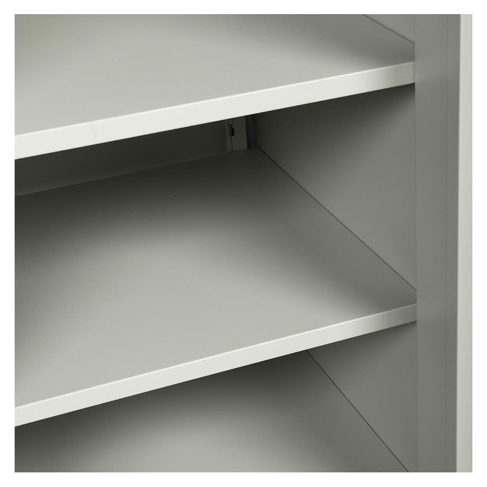 ตู้เสื้อผ้าเหล็กบานเลื่อนผสมกระจกเงา LUCKY WORLD KVS-126K-GG 118.8 ซม. สีเขียว