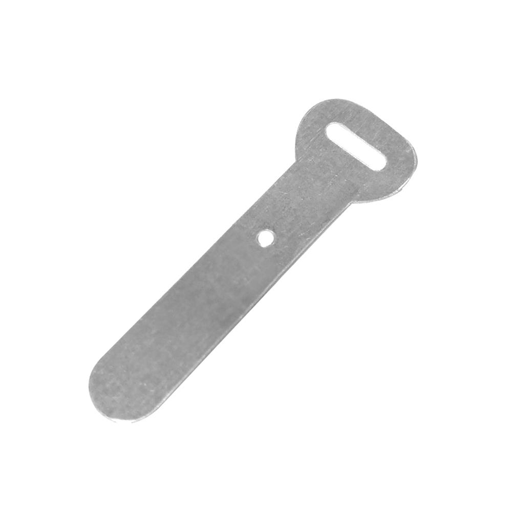 เข็มขัดรัดสายไฟ อลูมิเนียม HATASHI เบอร์ 2 เงิน