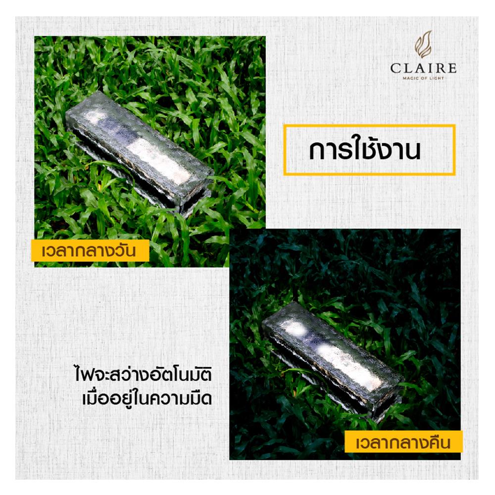 ไฟจัดสวน 219060307 RIN พลาสติก/แก้ว MODERN สีขาว