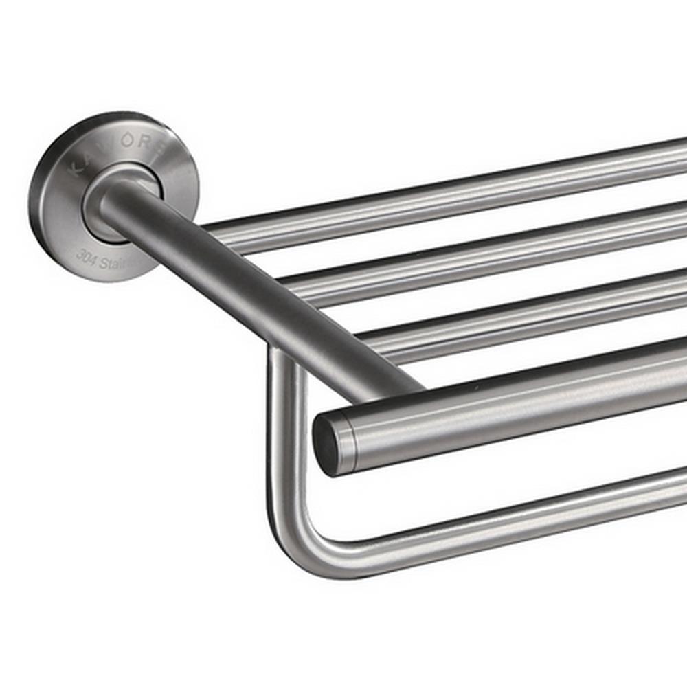 ชั้นวางพร้อมราว MOYA LJ-2020 สเตนเลส