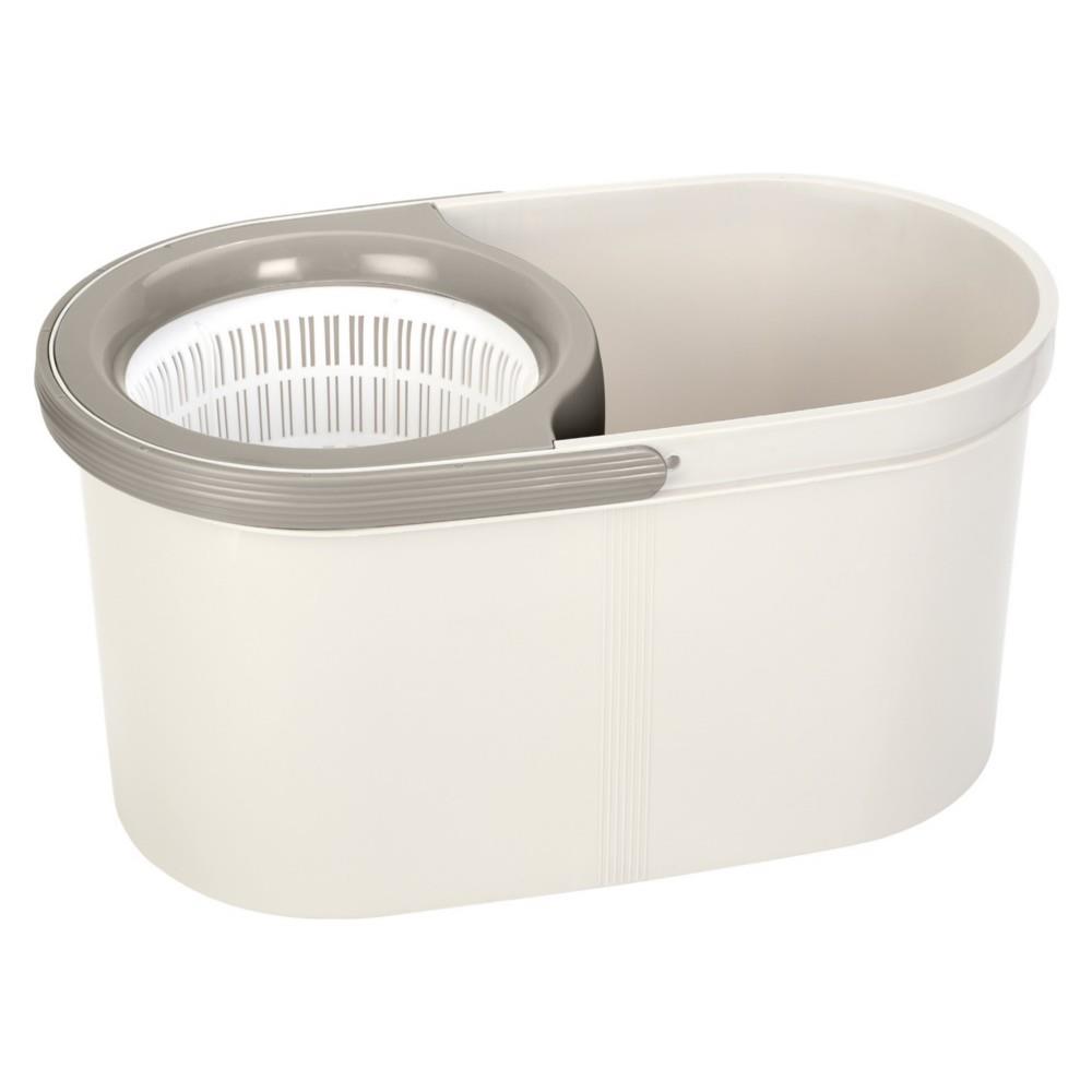 ชุดอุปกรณ์ถังปั่นพร้อมไม้ม็อบ ACCO DS-307 สีเบจ