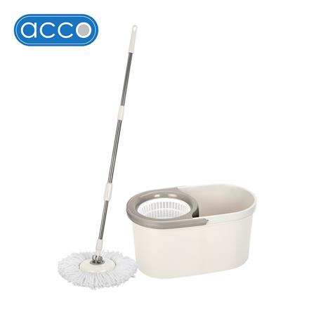 ชุดอุปกรณ์ถังปั่นพร้อมไม้ม็อบ ACCO DS-307 สีเบจ_0