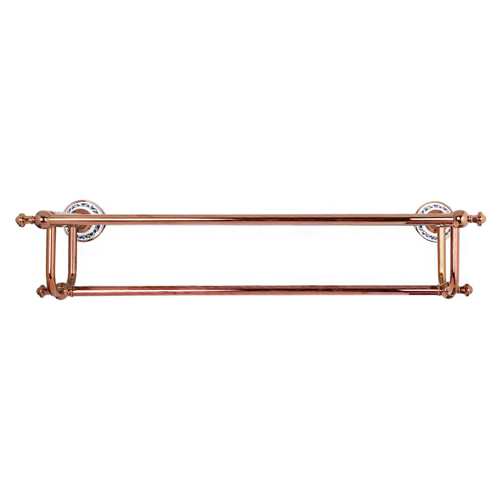 ชั้นวางของพร้อมราว KARAT FAUCET KB-73-711-53 สีโรสโกลด์