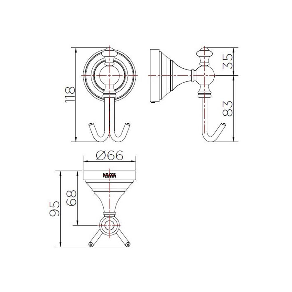 ขอแขวนผ้า KARAT FAUCET KB-73-112-53 ROSE GOLD