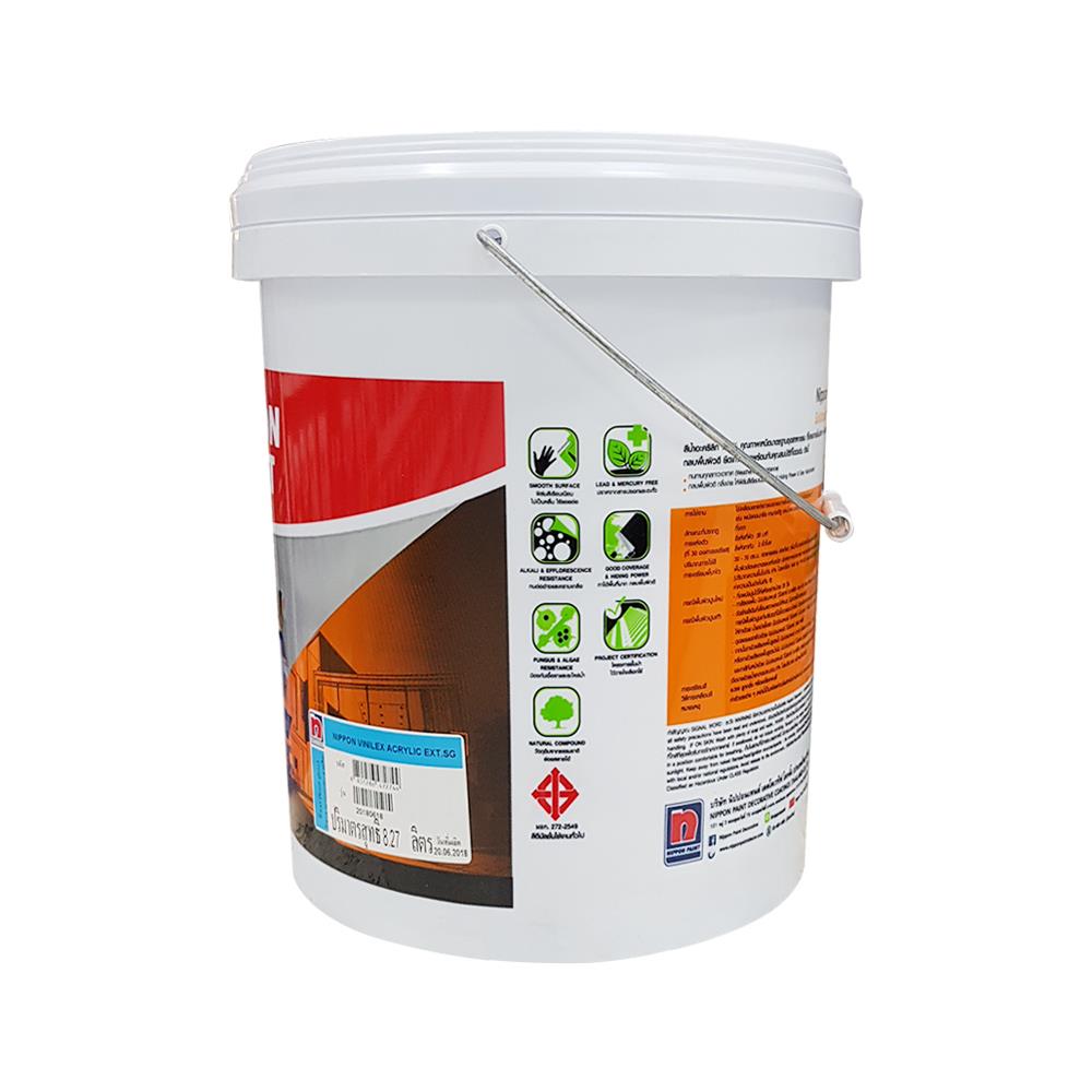 สีน้ำทาภายนอก NIPPON PAINT VINILEX BASE B SG 2.5GL