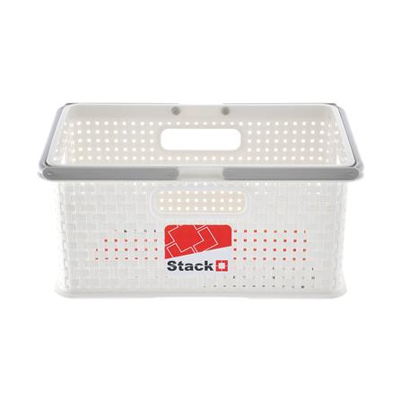 กล่องหูหิ้ว STACKO DW-220 29x19x13.3 ซม. สีขาว_2