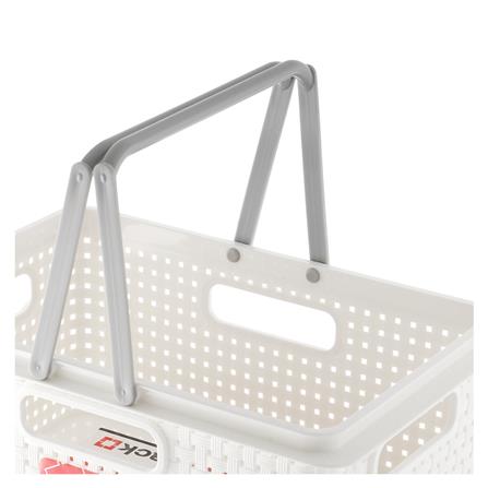 กล่องหูหิ้ว STACKO DW-220 29x19x13.3 ซม. สีขาว_3