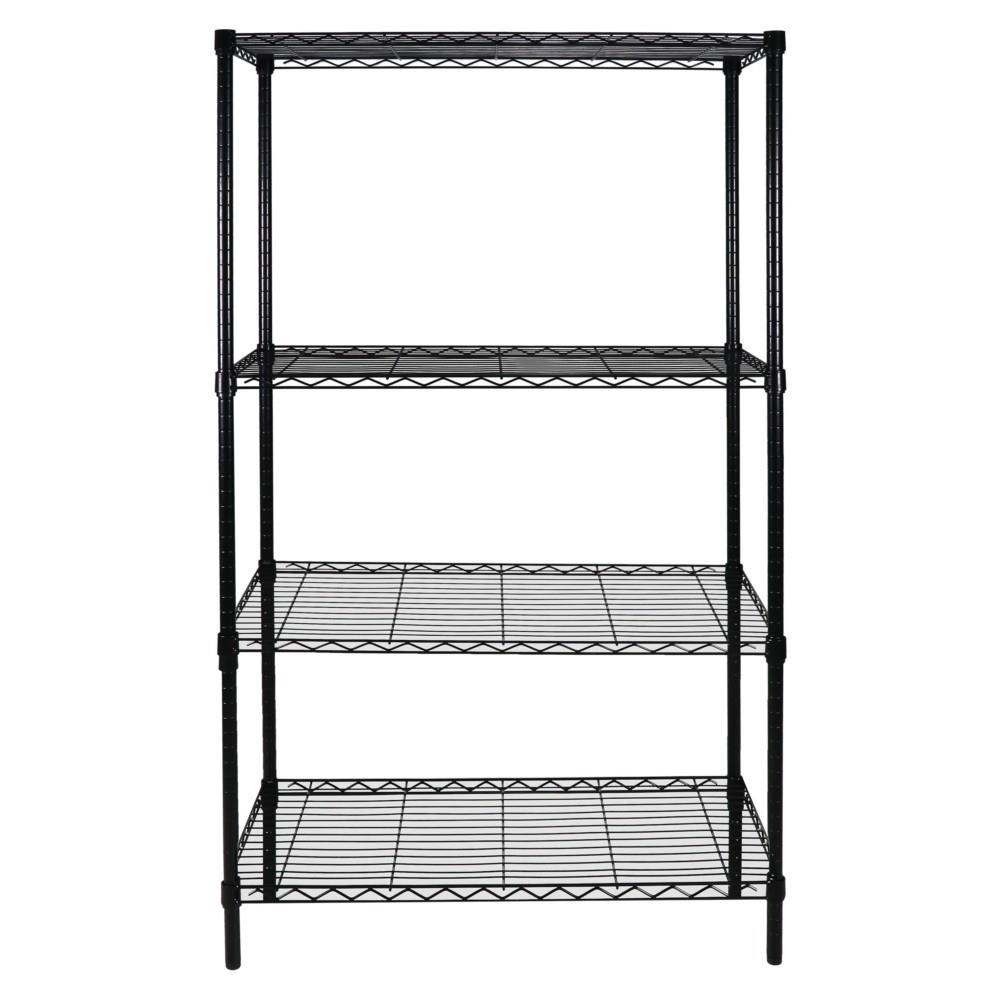 ชั้นวางของโล่ง FURDINI FRAME LR86T4AK สีดำ