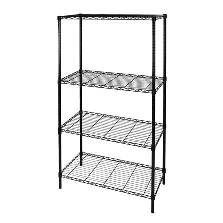 ชั้นวางของโล่ง FURDINI FRAME LR86T4AK สีดำ