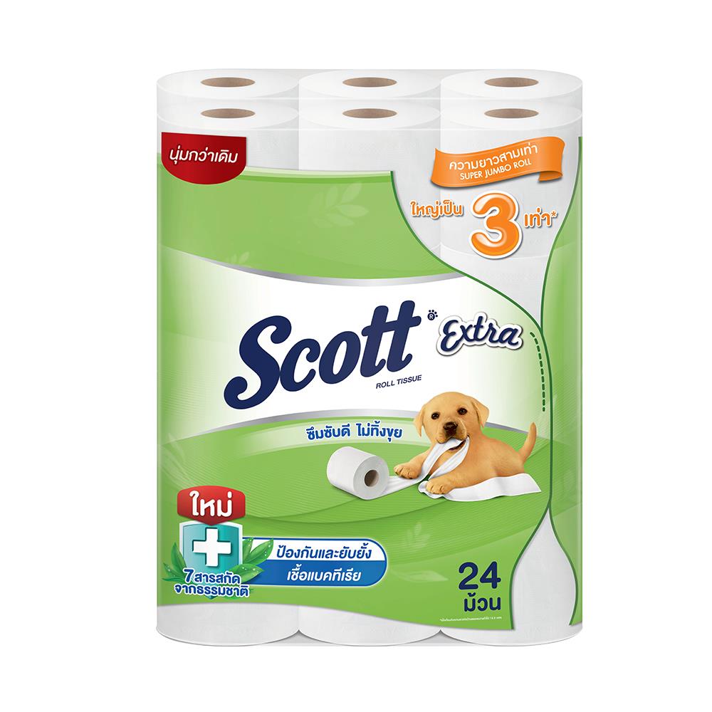 กระดาษชำระ SCOTT EXTRA SP JUMBO ROLL แพ็ค24