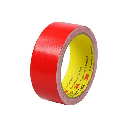 เทปผ้ามันเงา 3M 36 MMX8Y สีแดง_1