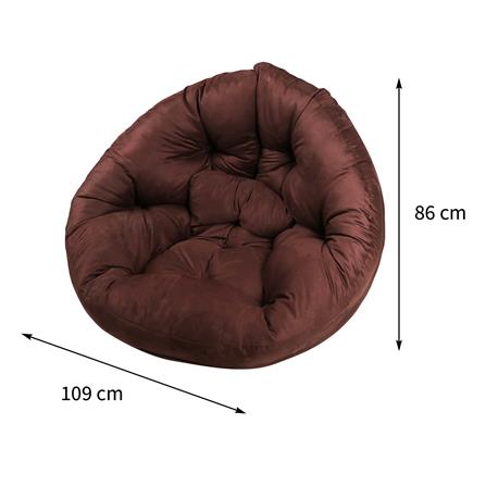 เบาะรองนั่ง HOME LIVING STYLE NEST 34X43 นิ้ว สีน้ำตาล_9