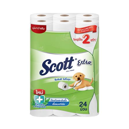 กระดาษชำระ SCOTT EXTRA DOUBLE ROLL แพ็ค24