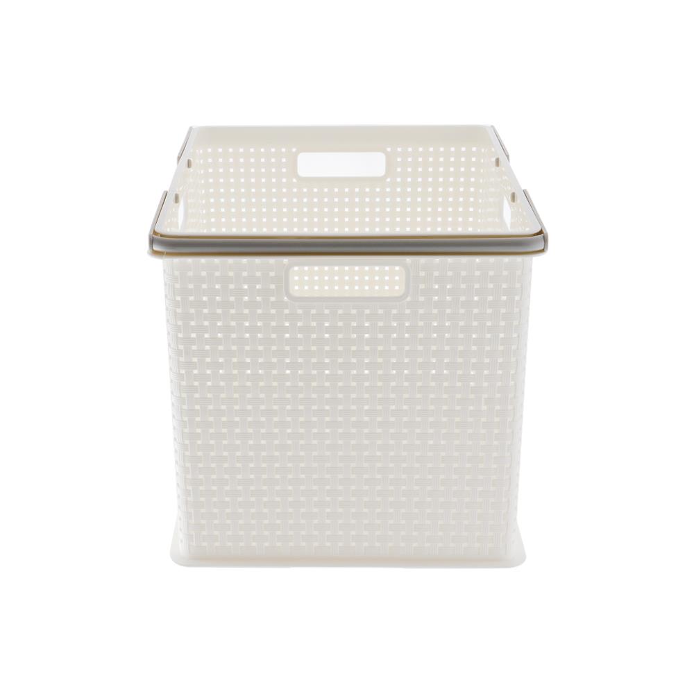 กล่องหูหิ้ว STACKO DW-380 39.2x28.3x26.1 ซม. สีขาว