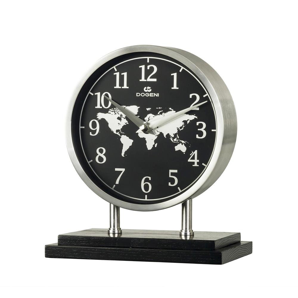 นาฬิกาตั้งโต๊ะ DOGENI TNM001SL 7x8 นิ้ว สีเงิน