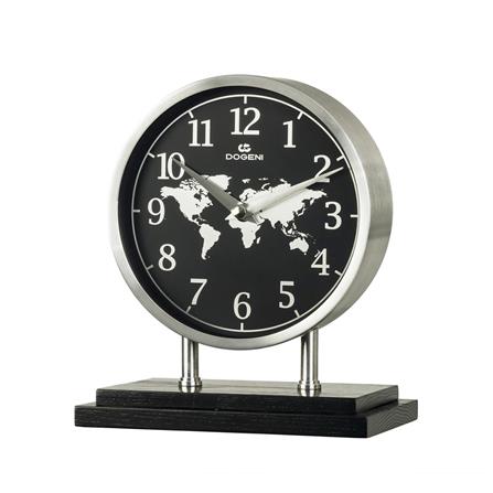 นาฬิกาตั้งโต๊ะ DOGENI TNM001SL 7x8 นิ้ว สีเงิน_0