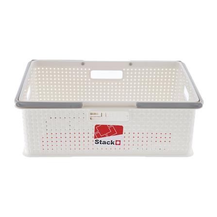กล่องหูหิ้ว STACKO DW-310 39.2x27.9x13.3 ซม. สีขาว_2