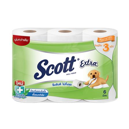 กระดาษชำระ SCOTT EXTRA SP JUMBO ROLL แพ็ค6