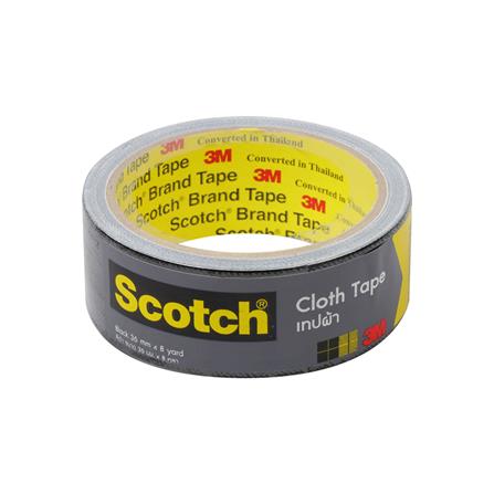 เทปผ้ามันเงา 3M 36 MMX8Y สีดำ_2