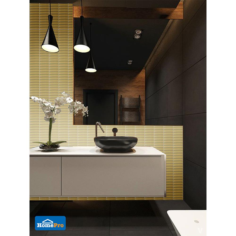 โมเสคแก้ว 30x30 ซม. โกลด์เด้นท์01