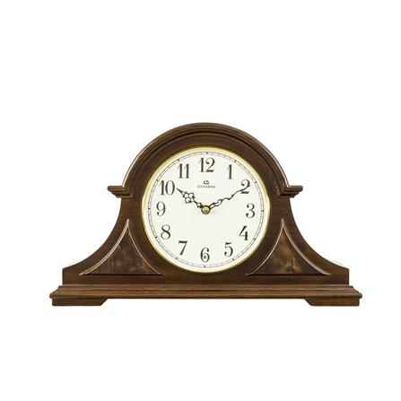 นาฬิกาตั้งโต๊ะไม้ DOGENI TMW005DB 14x8 นิ้ว สีน้ำตาลเข้ม_0