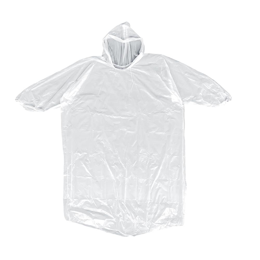 เสื้อกันฝนแบบบาง SOLID ผู้ใหญ่ สีขาว