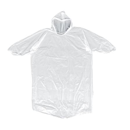 เสื้อกันฝนแบบบาง SOLID ผู้ใหญ่ สีขาว_0