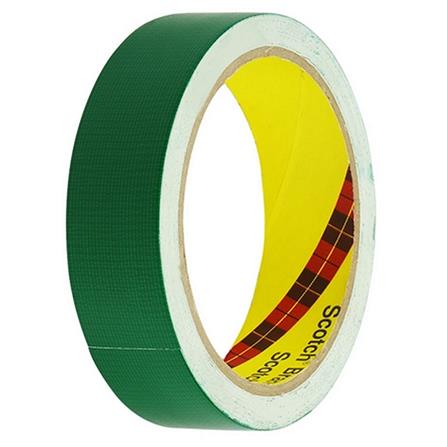 เทปผ้ามันเงา 3M 24 MMX8Y สีเขียว_1