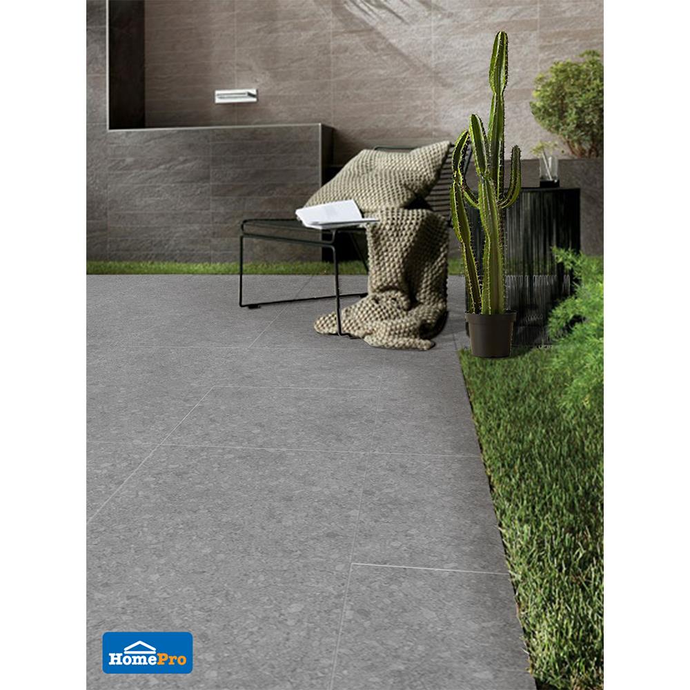 กระเบื้องพื้นพอร์ซเลน  16x16 นิ้ว COTTO โมดิช เทา PM