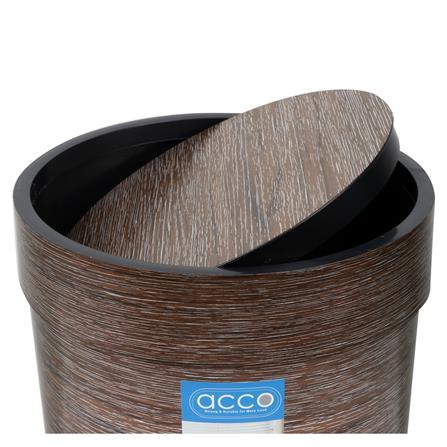 ถังขยะกลมฝาสวิง ACCO DAZZLE ขนาด 7L สีน้ำตาลทอง_2