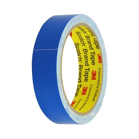 เทปผ้ามันเงา 3M 24 MMX8Y สีน้ำเงิน_1