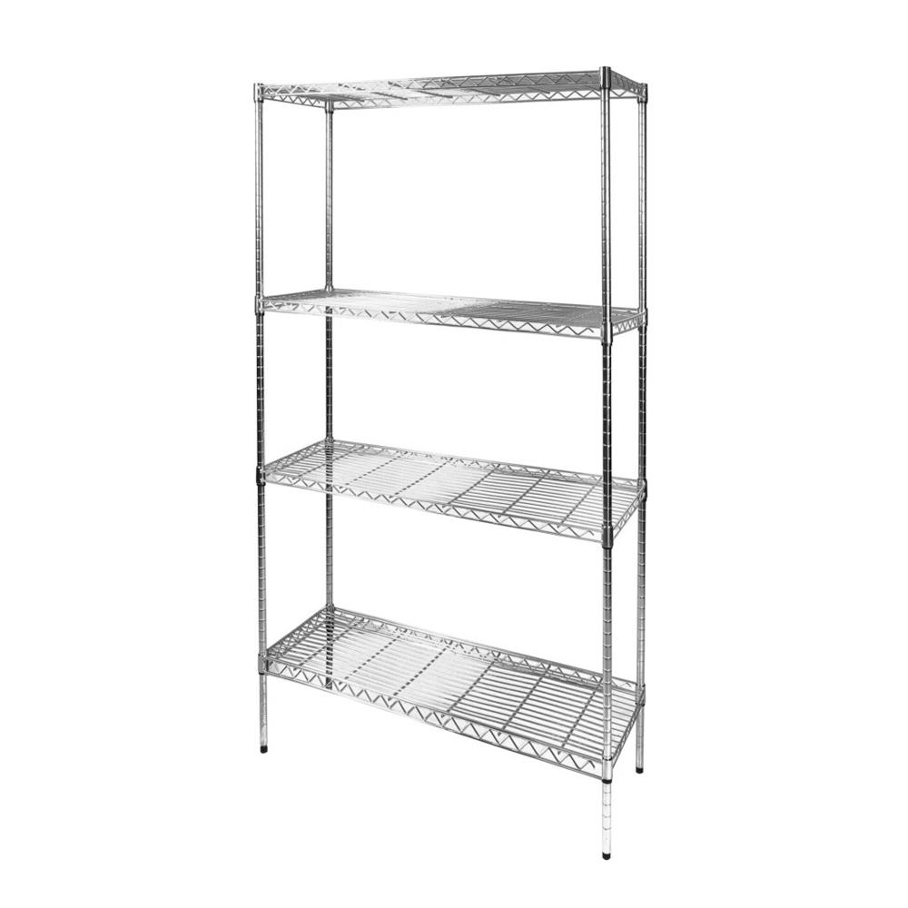 ชั้นวางของโล่ง FURDINI FRAME LR86T4 สีโครม