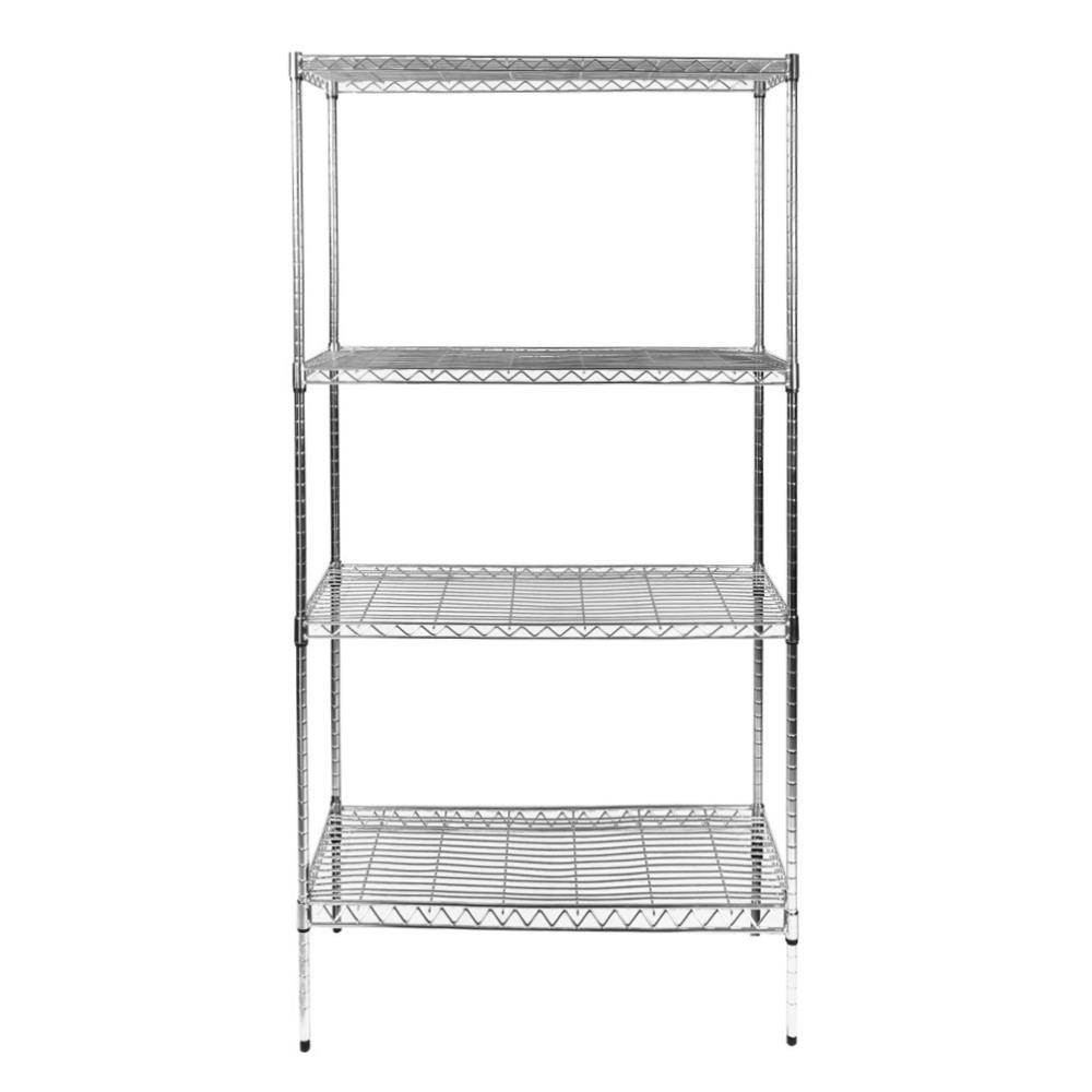 ชั้นวางของโล่ง FURDINI FRAME LR86T4 สีโครม