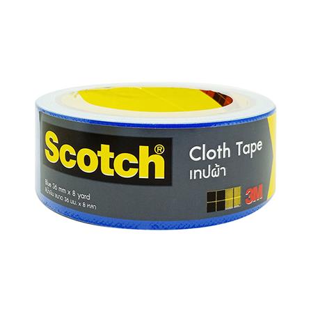 เทปผ้ามันเงา 3M 36 MMX8M สีน้ำเงิน