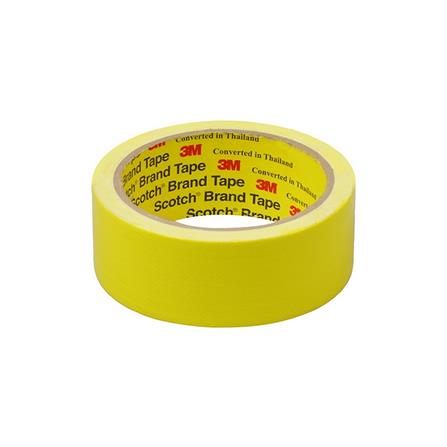 เทปผ้ามันเงา 3M 36 MMX8Y สีเหลือง_0