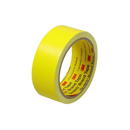 เทปผ้ามันเงา 3M 36 MMX8Y สีเหลือง_1