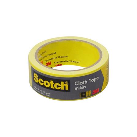 เทปผ้ามันเงา 3M 36 MMX8Y สีเหลือง_2