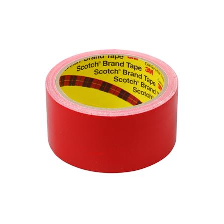 เทปผ้ามันเงา 3M 48 MMX8Y สีแดง