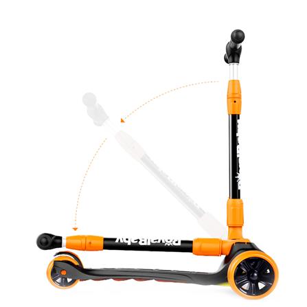 สกู๊ตเตอร์เด็ก 3 ล้อ ROYAL BABY PREMIUM FOLDING ARCHER สีดำ/ส้ม_2