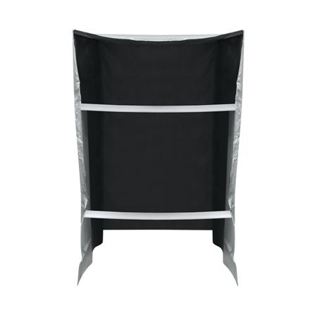 ผ้าคลุมเครื่องซักผ้าฝาบน PVC PLIM ไซซ์ L สีเทา_1