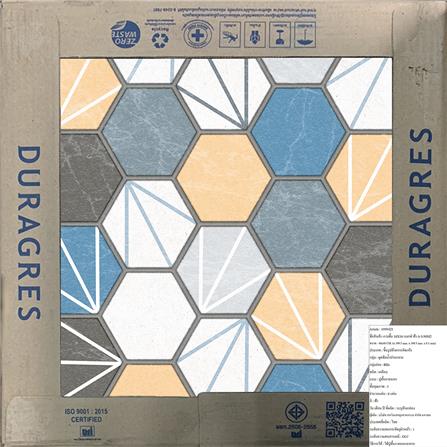 กระเบื้องพื้น 16x16 นิ้ว DURAGRES เบฮาติ ฟ้า A 0.96M2_5