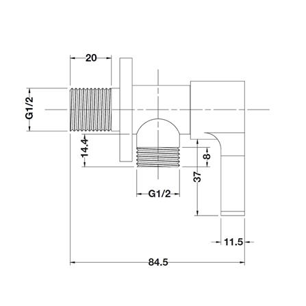 สต๊อปวาล์ว 1 ทาง HAFELE 485.60.292 สีโครม_2