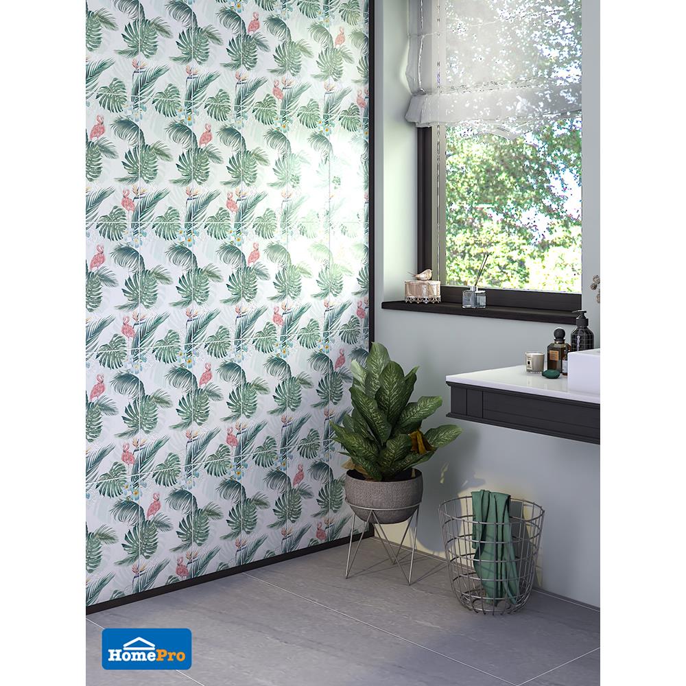 กระเบื้องผนัง 8x16 นิ้ว ฟลามิงโก้ เขียว A 1M2