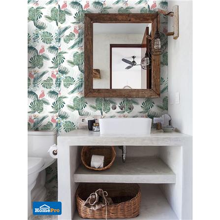 กระเบื้องผนัง 8x16 นิ้ว ฟลามิงโก้ เขียว A 1M2_2