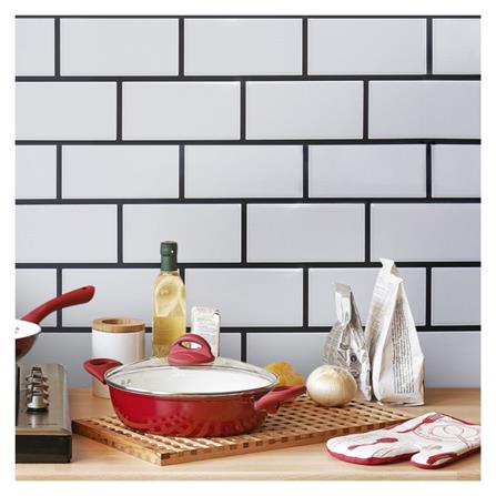 กระเบื้องผนัง 30x60 ซม. มิลล่า บริค ไวท์ 1.44M2_4