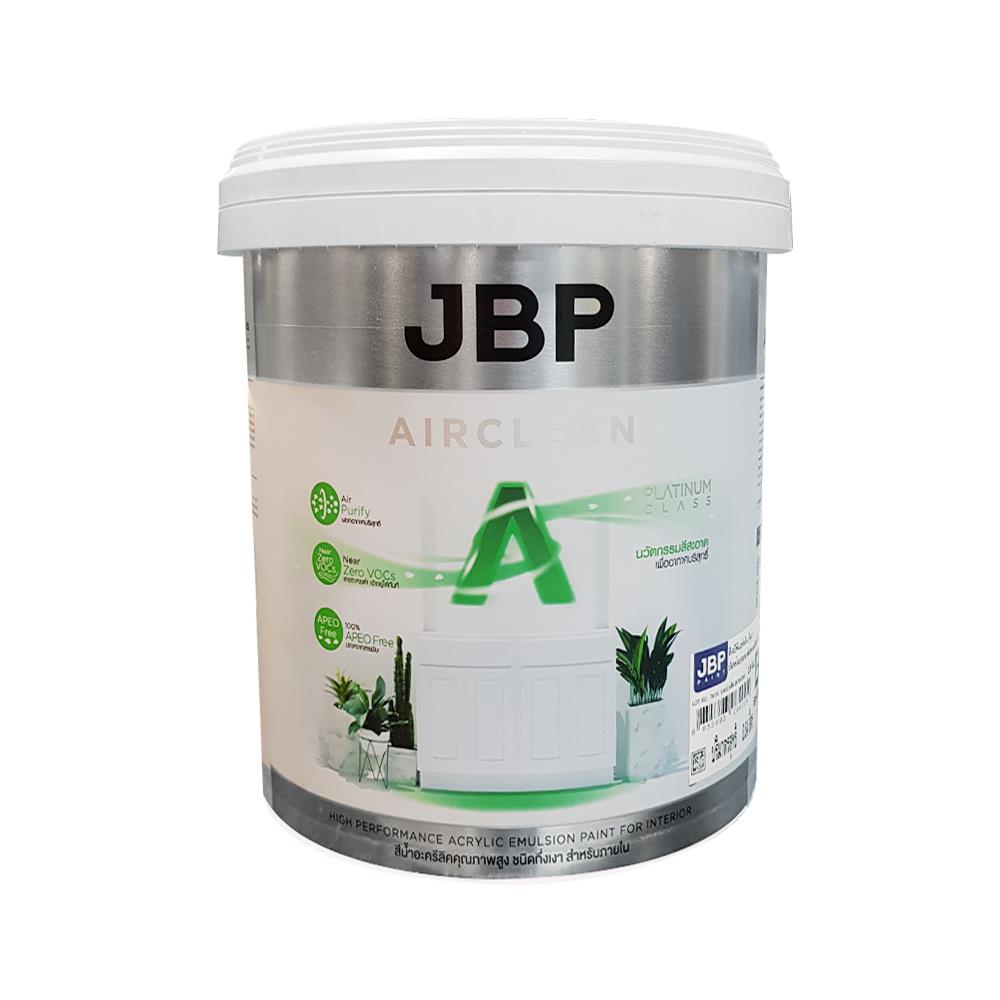 สีน้ำทาภายใน ชนิดกึ่งเงา JBP AIRCLEAN A+ BASE B 2.5 แกลลอน