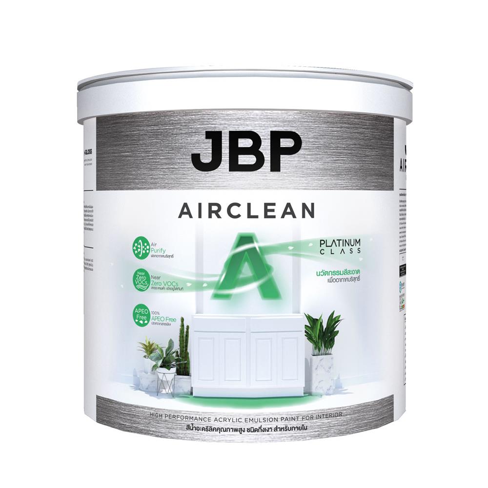 สีน้ำทาภายใน JBP AIRCLEAN A+ BASE C กึ่งเงา 1 แกลลอน