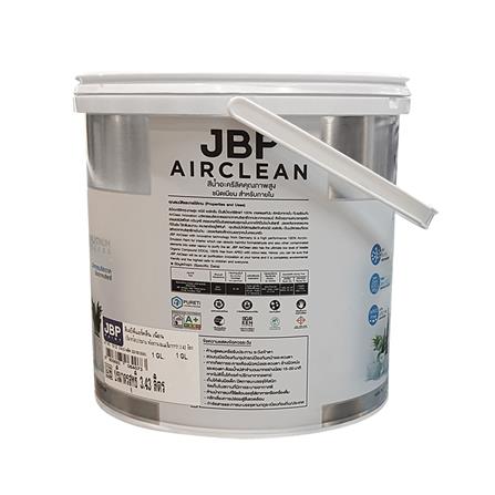 สีน้ำทาภายใน ชนิดเนียน JBP AIRCLEAN A+ BASE B สีขาว 1 แกลลอน_1